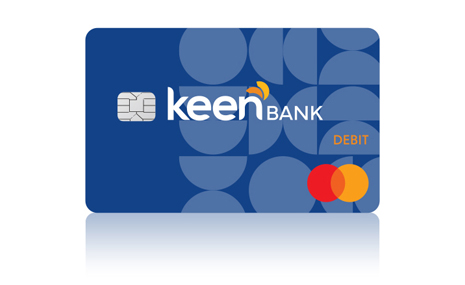 Keen Bank personal debit card
