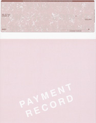 scan of check and payment record